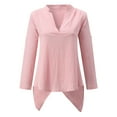 thumbnail image 5 of Women'S Clothing, Women'S Tops, Trendy Women Shirts Casual Long Sleeve V-Neck Blouse Stylish Tops for Everyday Wear, 5 of 8