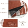 thumbnail image 4 of Vintage Rust Red Striped Area Rug 8x10 Washable Rug Non Slip Farmhouse Modern Stripes Boho Large Area Rug Soft Stainresistant Indoor Floor Carpet for Living Room Bedroom Office Dining Room Nursery, 4 of 9