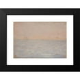 thumbnail image 2 of Jan Ciągliński 24x18 Black Modern Framed Museum Art Print Titled - Malta (View from a Ship) (1910), 2 of 5