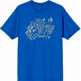 thumbnail image 3 of Grow Inspirational Vintage Botanicals Adult Royal Blue Crew Neck Short Sleeve Tee-3XL, 3 of 4