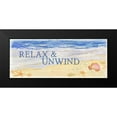 thumbnail image 2 of Reed, Tara 14x8 Black Modern Framed Museum Art Print Titled - Savor the Sea Panel I, 2 of 5