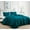 Teal, variant on Chezmoi Collection Luca 3-Piece Oversized Bedspread Set, King Size, Teal, Summer Quilt Lightweight Microfiber Bedspread 118 x 106, Floral Medallion Pattern Coverlet for All Season