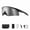 Gray, variant on Stylish Bike Sunglasses with Anti Fog Feature Shockproof for Day Night Riding