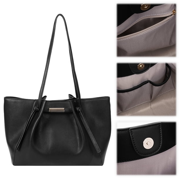 Bolso con Asa Hombro Ndcxsfigh Moderno Cuero PU Gran Capacidad color Sólido mujer