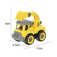 thumbnail image 3 of Car Children‘s Simulation Engineering Vehicle Green Disassembly And Assembly Sanitation Vehicle Boy Model Toy Car Screw Combination Gifts, 3 of 9