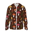 thumbnail image 1 of Fotbe Woodland Mushroom Chaqueta con Protección Solar UPF 50+ para Hombre y Mujer, Camisa con Capucha y Bolsillos-3X-Large, 1 of 7