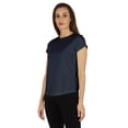 thumbnail image 3 of Inkmeso T-Shirt à Manches Courtes Uni pour Femmes Coupe Régulière Décontractée T-shirts Basiques Doux, 3 of 7