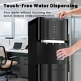 thumbnail image 2 of Water Dispenser for 3 and 5 Gallon Bottles – Bottom Load Water Machine with Hot, Cold & Room Temperature Options, Safe Design, Black, 2 of 7