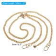 thumbnail image 2 of Uxcell 47 inch Purse Chain Strap Adjustable Handbag Chains Shoulder CrossBody Replacement for Bags Light Gold, 2 of 6
