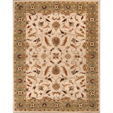 RugSource Hand-Tufted Floral 10x13 Oushak Oriental Large Area Rug Wool