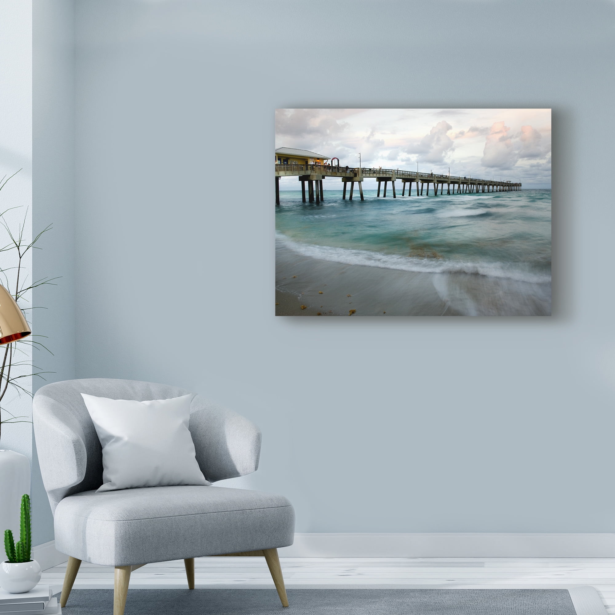 Trademark Fine Art 'Slow Motion Ocean I' Canvas Art by Danny Head