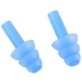 thumbnail image 4 of 2 Pair Swimming Dive Flexible Silicone Ear Plugs Earplug Blue, 4 of 5