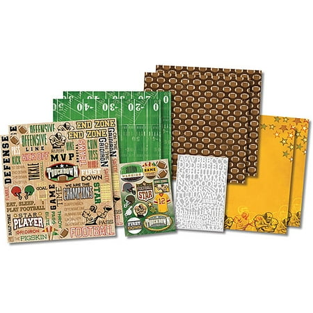 Football Scrapbooking - Karen Foster Football Star Scrapbook Kit