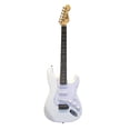 thumbnail image 2 of Strat-Style Electric Guitar Kit – White, Full Size 6-String with Maple Neck & Rosewood Fingerboard, SSS Pickups, Tremolo Arm, and Complete Accessory Bundle (Model SPS902), 2 of 11
