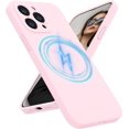 thumbnail image 1 of Étui Magnétique pour iPhone 14 Pro Max, [Compatible avec MagSafe] Silicone Amélioré [Protection de Caméra], 1 of 5