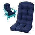 thumbnail image 2 of LYLNBYWK Adirondack Chair Cushion, 48 x 19.7 x 4.7 Inch, Thickened Rocking Chair Cushion, (Dark Blue, 2pcs), 2 of 8