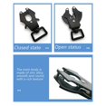 thumbnail image 4 of Durability Zincs Alloys Pet Clip With 360 Degree Swivels Breakaway Proof Rotating Pet Clip for Hiking Camping 20MM, 4 of 4