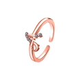 thumbnail image 4 of Letter Ring 26 English Letter Art Design Combination Diamond Couple Gift, 4 of 9