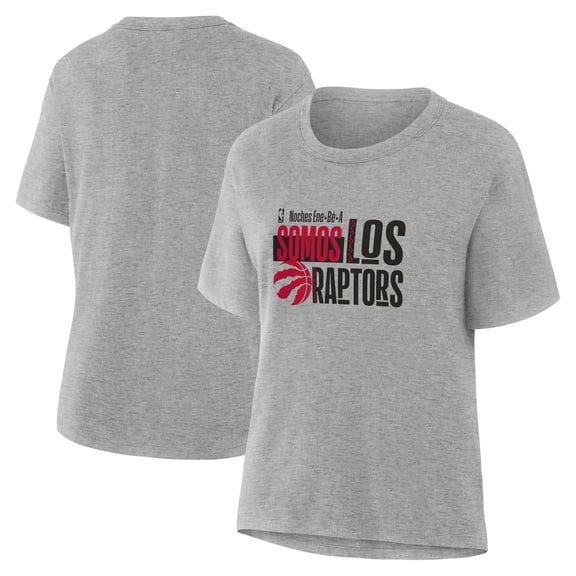 Women's Gray Toronto Raptors Noches Training T-Shirt