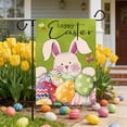 thumbnail image 6 of QuanTara Easter Garden Flag with Rabbit & Egg Print, 17.72x11.81in Outdoor Yard Decoration, Polyester Seasonal Flag for Spring Home & Party Decor, 6 of 6