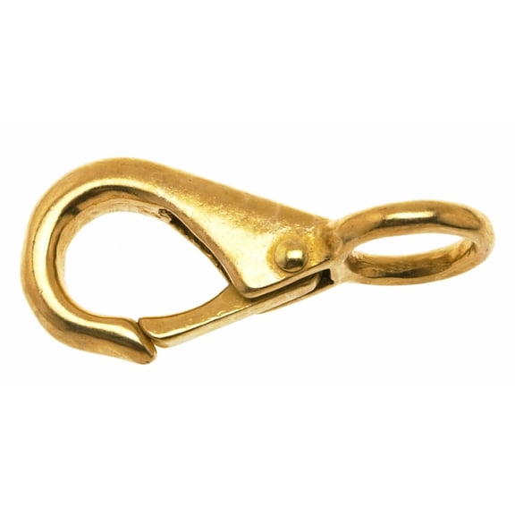 APEX TOOLS GROUP LLC Bronze Rigid Round Eye Quick Snap, 3/8-In. T7625304