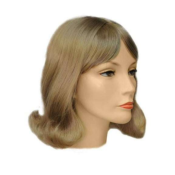 Pageboy Banged Prom Wig, No. 130 Bright Flame Red