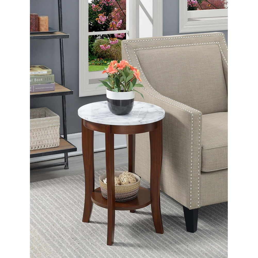 Convenience Concepts American Heritage Round End Table, Multiple