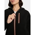 thumbnail image 4 of Ozark Trail Women's and Women's Plus Hooded Fleece Jacket, Sizes XS-2X, 4 of 6