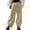 Beige, variant on Linen Pants Women Summer, Pantalones De Mujer Women Solid Color Cotton Flax Elastic Long Pants Beach Leisure Trousers Loose, Full-Length, Red