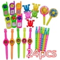 thumbnail image 2 of 24-100 Uds. Juego de recuerdo de fiesta divertido, juguetes para niños, fiesta de cumpleaños, regalos para invitados de boda, premios para guardería, paquete de regalo de Carnaval de Navidad, 2 of 5