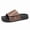 Brown, variant on Men's Adjustable Strap Slide Sandals, Casual Open-Toe Slippers with Soft Cushioned Footbed, Non-Slip Rubber Outsole, Comfortable Footwear for Beach, Pool, and Everyday Wear