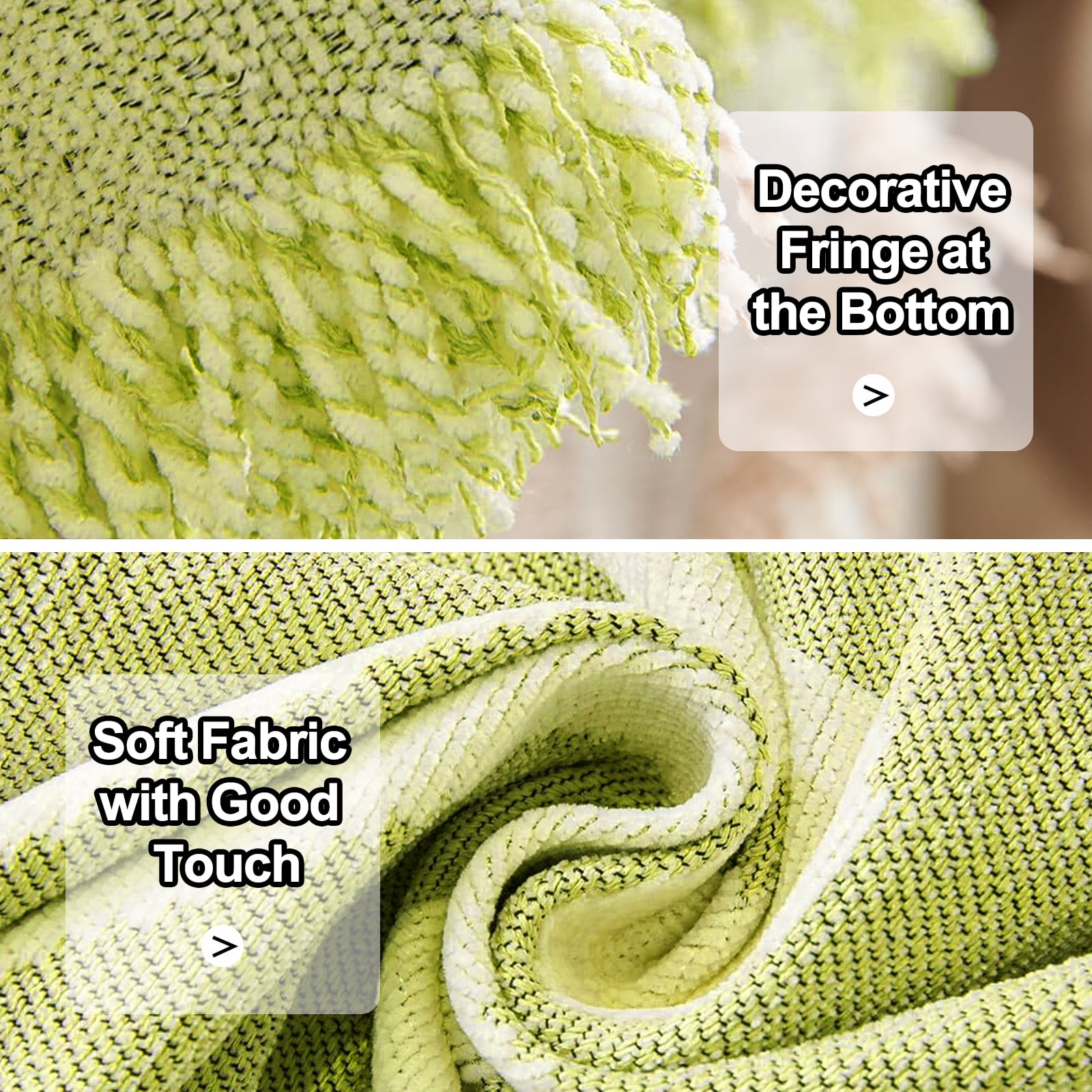 SANMADROLA Boho Sofa Cover Dog Couch Cover for Sectional Sofa Set Reversible Couch Protector for 2-3 Cushion Couch L Shape Sofa Covers Chenille Throw Couch Cover Loveseat Covers - 71" X 118"