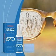 VBXOAE Multi Purpose Eyeglass Cleaner Spray Streak Free,Scratch Resistant,Water Repellent Solution for All Lens Types with Defogger and Cleaning Cloth
