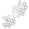 thumbnail image 4 of Metal Washers, Non Slip Seamless Easy Replacement Standard Sizes G3/8 Nuts High Hardness  For Electric Guitar And Bass Silver, 4 of 8