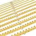 thumbnail image 7 of Nuragold 10K Real Yellow Gold Solid Franco Diamond Cut Chain Bracelet 7"-9" (1.1mm-6mm) Italian Jewelry for Men & Women, 7 of 7
