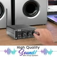 thumbnail image 4 of Pyle PDA22BT Compact Powerful Home Audio Amplifier Receiver Mini with Bluetooth 5.0 2 x 100 Watt, 4 of 7