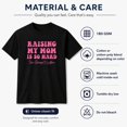 thumbnail image 6 of Funny Mom Graphic T-Shirt, Raising My Mom Is So Hard She Doesn't Listen Unisex Tee, 6 of 9