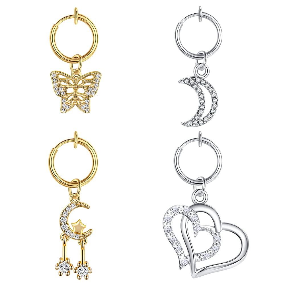 Clip on Belly Button Rings Fake Belly Rings Non Piercing Briana