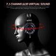 thumbnail image 2 of Auriculares para Gaming Motospeed H60 con Sonido 7.1, Ideal para Juegos como PUBG, PC, USB, Diámetro de Altavoz de 50mm, Respuesta de Frecuencia 20Hz-20kHz, Peso 330g, 2 of 6