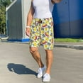 thumbnail image 6 of Naloa Hippopotamus Men's Short Pajama Pants, Pj Shorts, Lounge Comfort Shorts-4X-Large, 6 of 6