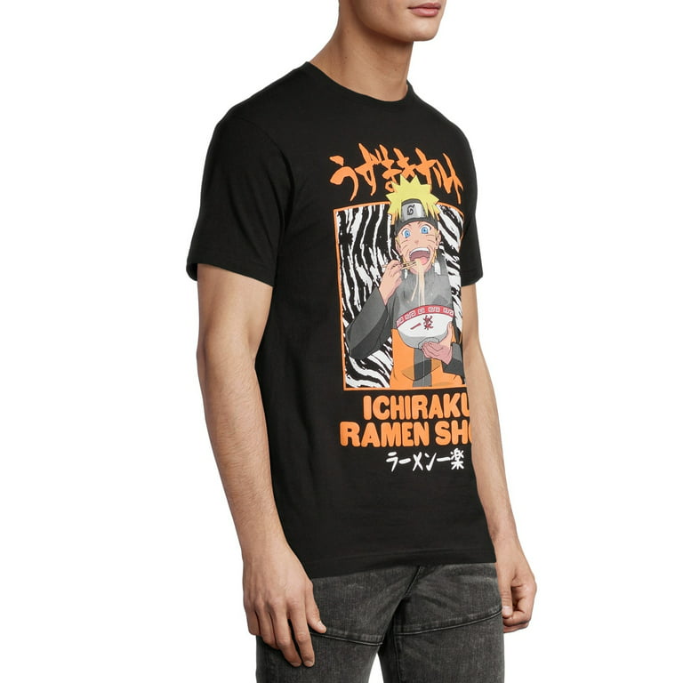 Naruto Shippuden and Big Men's Ramen Graphic T-Shirt - Walmart.com