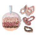 thumbnail image 1 of Kitsch Ultra Petite Satin Scrunchies for Women - Gentle on Hair, No Crease, Slim Ruched Design for Ponytail & Bun | Soft, Sleek, & Stylish Satin Scrunchies | Ideal Gifts for Women - Terracotta, 6 Pcs, 1 of 4