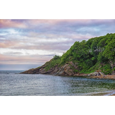 Russian Landscape - LAMINATED POSTER Landscape Sea Russia Ocean Tourism Stone Beach Poster Print 24x16 Adhesive Decal