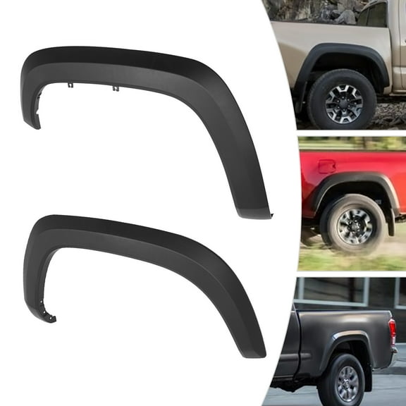 For 2016-2021 Tacoma Rear Black Fender Flare Molding Trim Wheel Arch Left Right