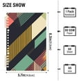 thumbnail image 2 of FORMRS 1-Subject Spiral Notebook 8" x 5" College Ruled 60 Refillable Sheet A5 Hard Cover, 2 Pack, Green Geometric, 2 of 7