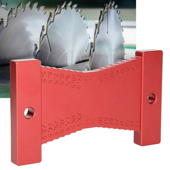 Height Gauge, Aluminum Alloy Height Measuring Ruler Table Router Circular Saw  For Engraving Machines For Electric Circular Saws 5/20.5mm