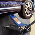 thumbnail image 6 of Kicctian 3 Ton Low Profile Hydraulic Floor Jack with Dual Pump Quick Lift, Heavy Duty Q235B Steel Construction, 3-19.5 in Lift Range for Car, SUV or Truck Repair, Blue, 6 of 7