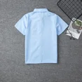 thumbnail image 5 of Japanese School Uniform Girl And Boy School Tops Short Long Sleeve Cotton Shirt Women Men Oversize XS-5XL Sky Blue Work Uniform, 5 of 5