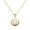 Gold, variant on TINGN Disc Gold Initial Necklace For Women Personalized Alphabet Initial Necklace For Women