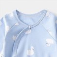 thumbnail image 4 of CAUYDY Preemie Pjs for Girls Newborn Fall Winter Clothing 3-6M 9-12M 18-24M Baby Long Sleeve Loungewear for Boys Infant Comfy Bodysuit Sizes 0-1 Months,Light Pink, 4 of 4